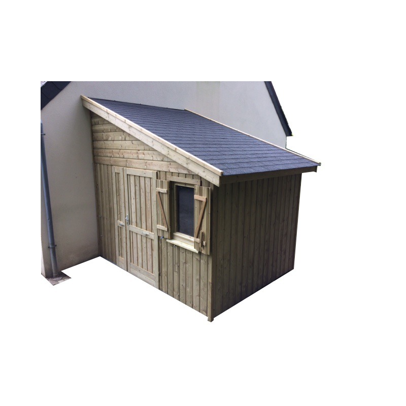 Abri de jardin toit 1 pente