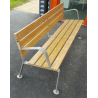 banc bois & métal