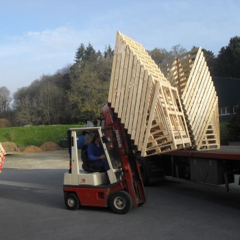 Chargement palettes à dosseret