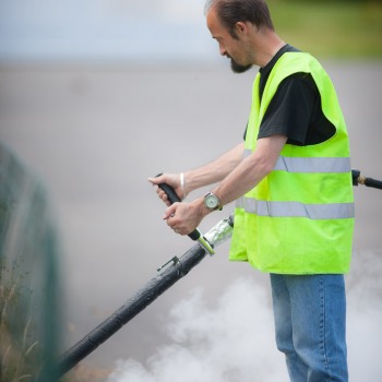 Désherbage à la vapeur