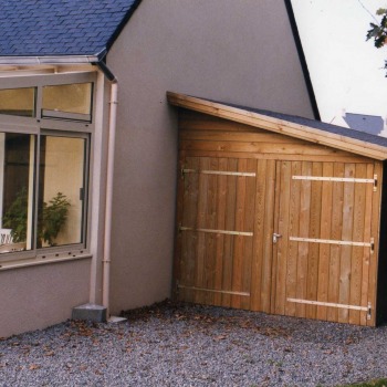 Abri de jardin toit 1 pente