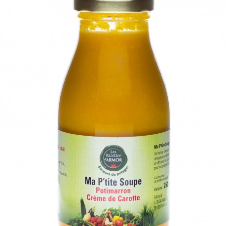 Ma P'tite soupe Potimarron Crème de Carotte 250ml