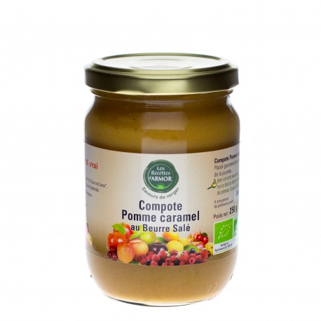 Compote Pomme Caramel au Beurre Salé 250gr