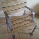 fauteuil bois métal