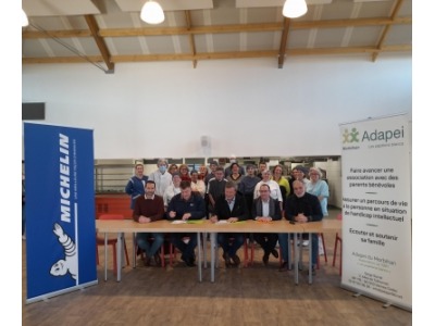 [ESAT DE VANNES] Signature de convention de partenariats Adapei du Morbihan / Michelin