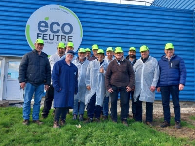 [LES ATELIERS DU PIGEON BLANC] Visite d'ECOFEUTRE par les équipes Espaces Verts